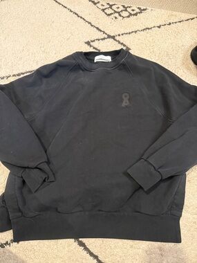 Armed angels woMen’s Black Crewneck with Subtle Logo